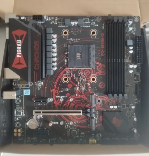 Placa mãe NOVA, Pichau Chronos B550M-CR, AM4 DDR4