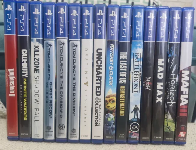 PACK 15 JOGOS DE PS4