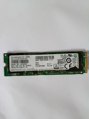 Ssd 256 GB Sata 3 Nve