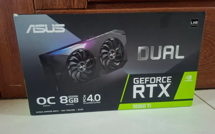 Placa de Video RTX 3060 Ti Asus Dual 8GB OC Nvidia