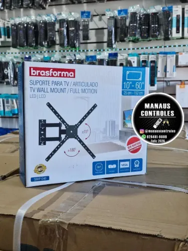 Suporte para tvs até 60 polegadas braço longo articulado promoção