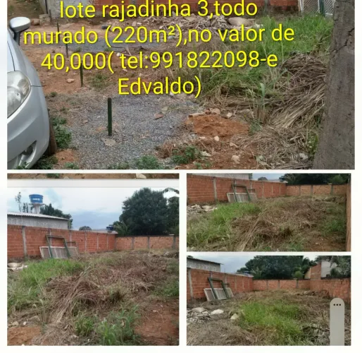 Lote todo murado rajadinha