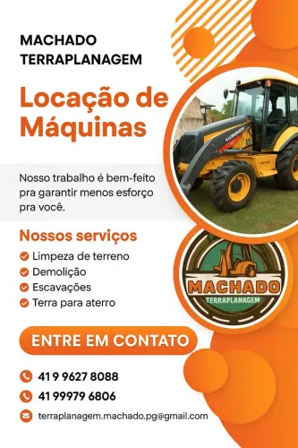 Serviços de terraplanagem