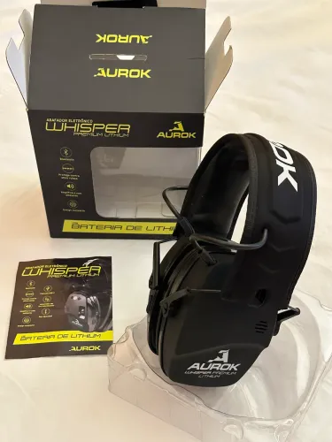 Abafador Eletrônico Whisper Premium Lithium AUROK BLACK