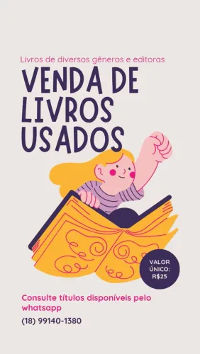 Livros usados por 25 reais cada