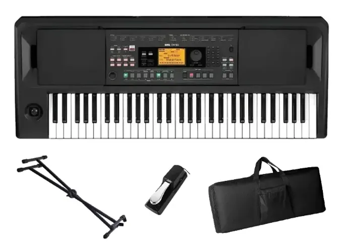 Teclado musical Korg EK50 + Fonte e Suporte (novo)