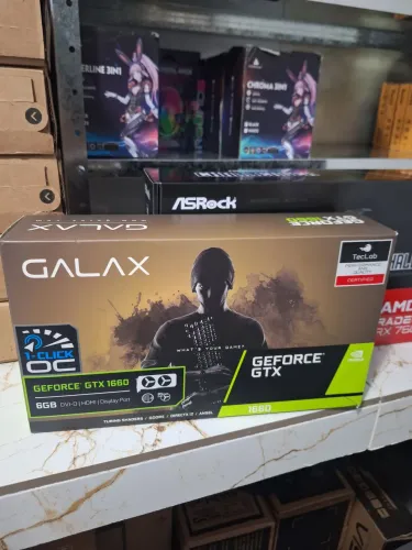Placa de video Gtx 1660 galax com caixa