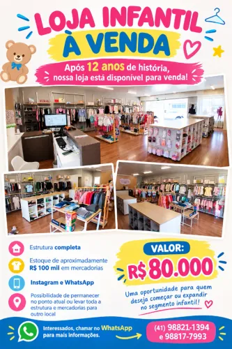 Loja de roupa infantil
