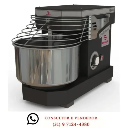 Amassadeira Espiral 5 Kg 10 Velocidades Braesi