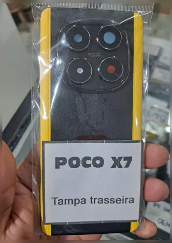 Tampa traseira Poco X7 Com Lente Nova e Completa 