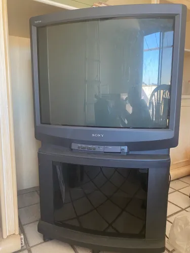 TV SONY TRINITRON KV3470T COM RACK!