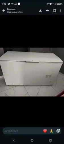 "FREEZER HORIZONTAL ELECTROLUX BRANCO"