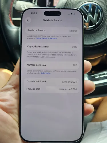Iphone 16 pro max, 256 gb super novo sem marcas