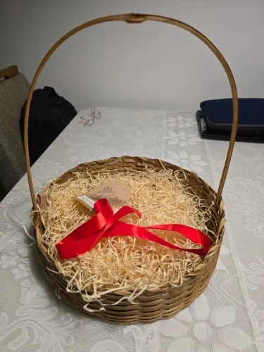 Cesta de Vime com alça