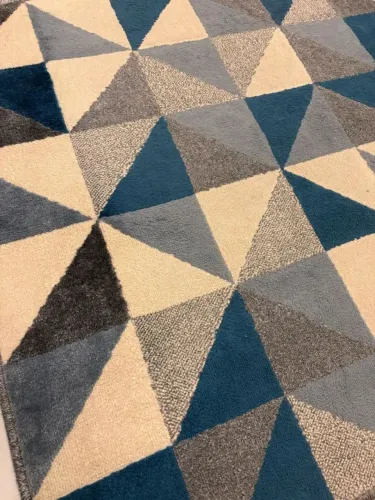 Tapete geométrico Azul 1,50x2,00m