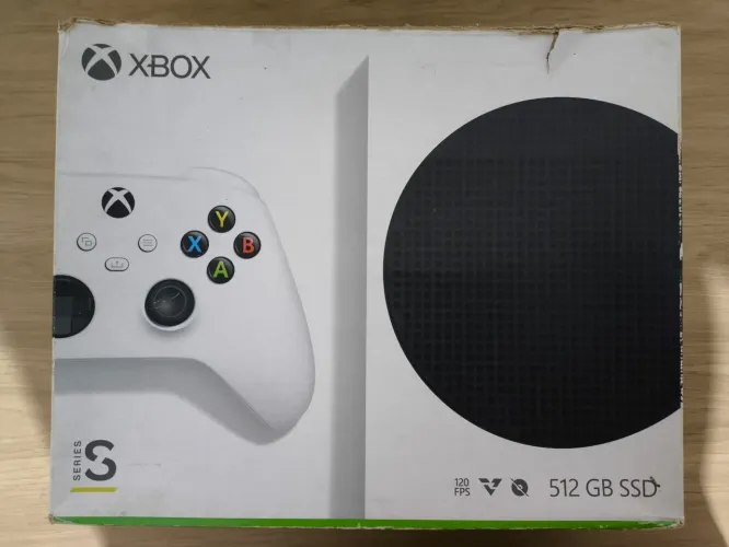 Caixa do console de videogame Microsoft Xbox Series S 512GB 