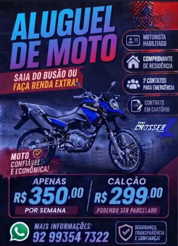 moto para alugar