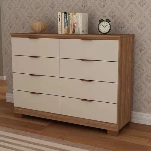 Cômoda Isadora 8 Gavetas - MDF Premium (Tuboarte)