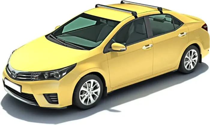 Rack De Teto Corolla 2015 A 2019 Sports Prata Long Life