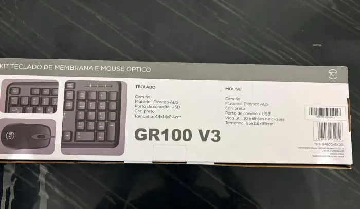 Kit Teclado e mouse office tgt novo