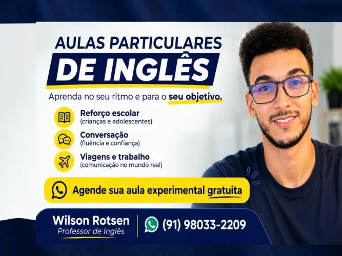 Aulas Particulares de Inglês Online - Fluência e Conversação