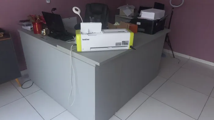 Mesa de trabalho recepção estudo home office 