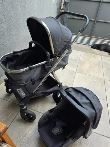 Carrinho Safety 1st Discovery Trio Travel System + Bebê Conforto + Base Travel System