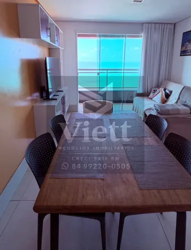 Apartamento de 2 quartos com suíte, 2 banheiros e 56m² à venda em Ponta Negra, Natal-RN!