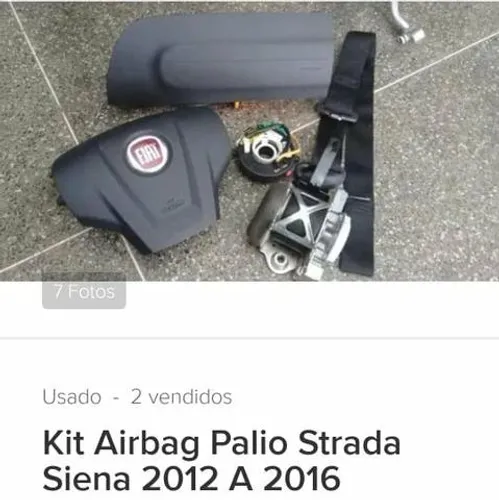 Airbag Fiat Strada 2016 completo