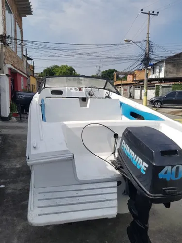 Lancha 16 pés Nova 2016 40hp Doc só Transferir na Captania