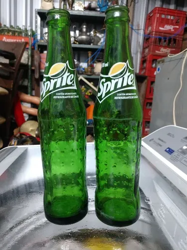 Duas garrafas refrigerante sprite colecionadores 