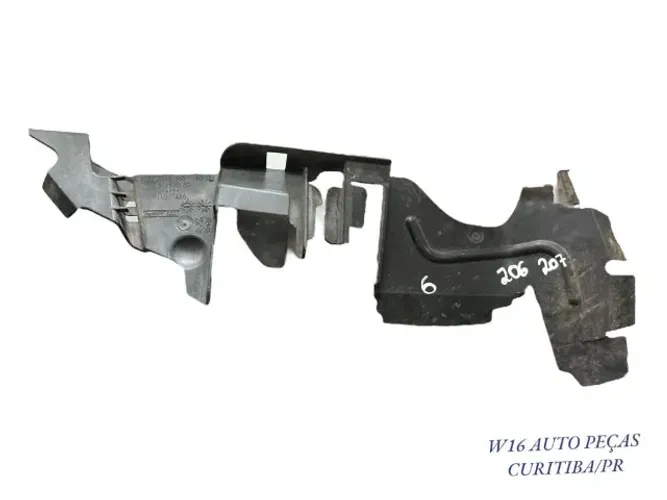 Defletor Esq. Radiador Peugeot 206  *0 (DET) N6