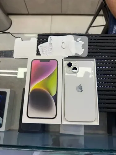 Semi novo Top iPhone 14 Branco sem Detalhes 128 Gigas