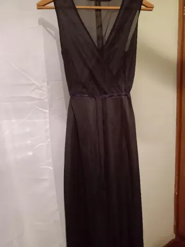 Camisola preta longa - tamanho P - Sem uso