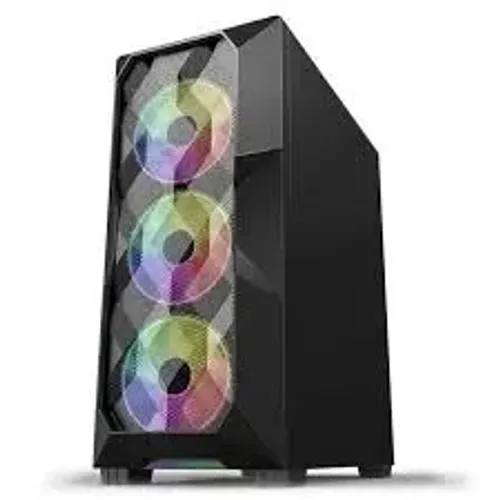 Gabinete Gamer GB1710 Com Lateral de Vidro Temperado 3 Fans RGB Inclusas - Hayom
