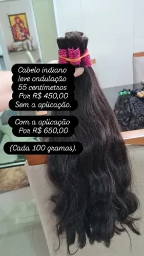 Mega hair ondulado 55 centímetros
