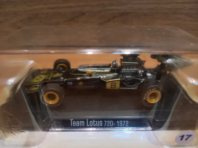 Miniatura Formula 1 Lotus 72-D/Emerson Fittipaldi 1972