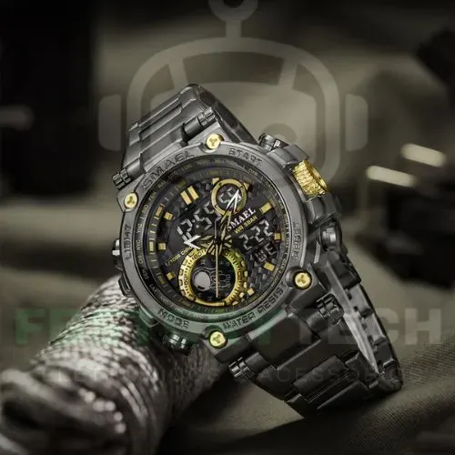 Relógio Masculino 5ATM: Estilo e Resistência! #FBSTORYTECH 