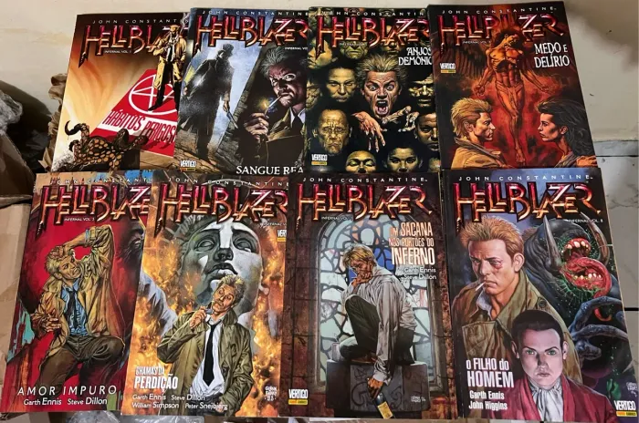 John Constantine Hellblazer Infernal, completa em 8 edições.