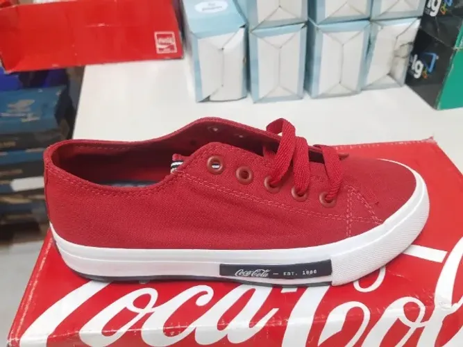 Tênis Adulto Unissex Coca-Cola Daytona Classic Unissex 37 Vermelho Bordô
