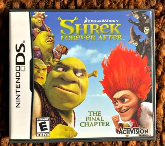 SHREK FOREVER AFTER THE FINAL CHAPTER  DREAMWORKS ORIGINAL NINTENDO DS COMPLETÍSSIMO
