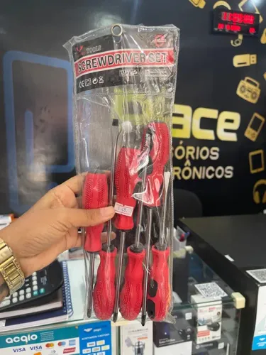 Jogo de Chave de Fenda e Philips