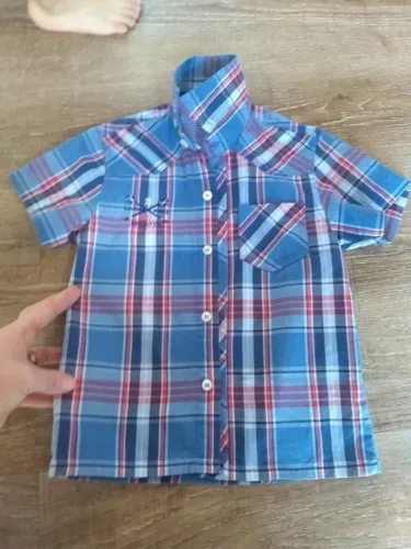 Camisa xadrez infantil - Tamanho 2