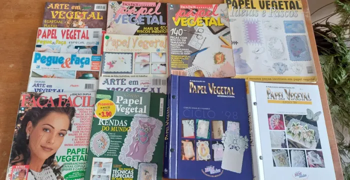 Coleção de Revistas Papel Vegetal + Ciclo 98 e Ciclo 99 - INCOMPLETO