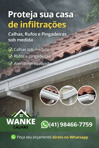 Instalação de Calhas, Rufos e Pingadeiras - Orçamento Rápido