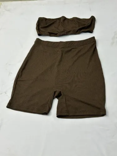 CONJUNTO FEMININO BERMUDA E TOP - SHEIN (Tamanho PP / XS)