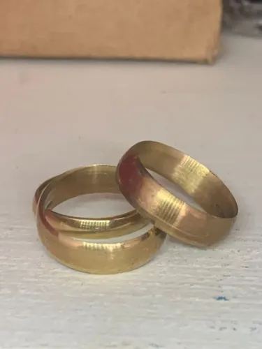50 alianças de moeda antiga para revenda noivado casamento etc