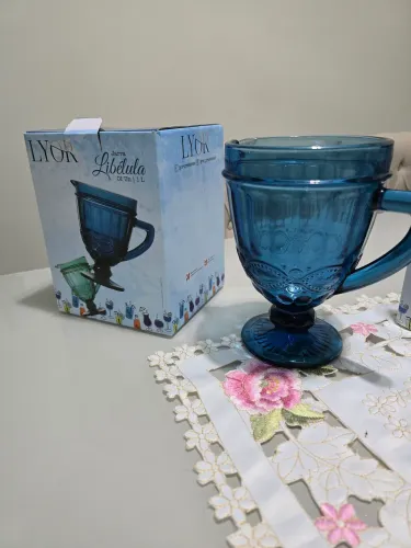 Jarra LYOR NOVO! Vidro Azul Libélula 1 Litro