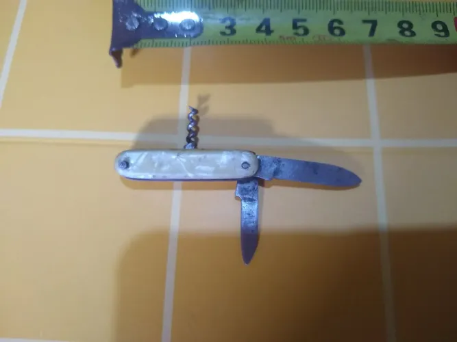 Mini canivete  alemão madre pérola