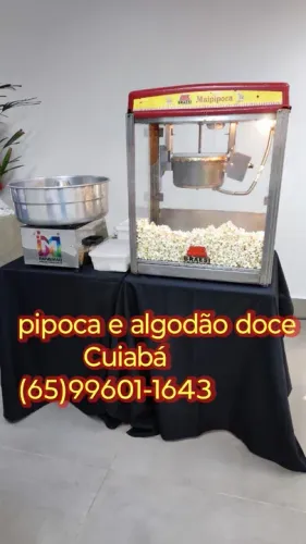 Pipoca, algodão doce doce pula pula 